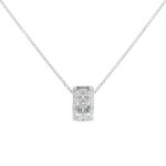 [Eternal Jewelry]PARENTESI NECKLACE SILVER DIAMOND - Image 2