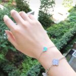 [Eternal Jewelry]BUTTERFLY TURQUOISE BUTTERFLY BRACELET SILVER - Image 8