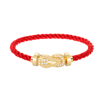 [Eternal Jewelry]CHANCE LARGE 8 FIGURE BUCKLE HALF DIAMOND BRACELET GOLD - Image 8