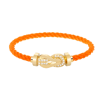 [Eternal Jewelry]CHANCE LARGE 8 FIGURE BUCKLE HALF DIAMOND BRACELET GOLD - Image 5