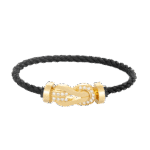 [Eternal Jewelry]CHANCE LARGE 8 FIGURE BUCKLE HALF DIAMOND BRACELET GOLD - Image 7