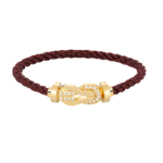 [Eternal Jewelry]CHANCE LARGE 8 FIGURE BUCKLE HALF DIAMOND BRACELET GOLD - Image 4