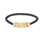 [Eternal Jewelry]CHANCE LARGE 8 FIGURE BUCKLE HALF DIAMOND BRACELET GOLD - Image 3