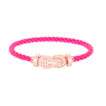 [Eternal Jewelry]CHANCE LARGE 8 FIGURE BUCKLE HALF DIAMOND BRACELET ROSE GOLD - Image 9