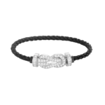 [Eternal Jewelry]CHANCE LARGE 8 FIGURE BUCKLE FULL DIAMOND BRACELET SILVER - Image 8