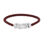 [Eternal Jewelry]CHANCE LARGE 8 FIGURE BUCKLE FULL DIAMOND BRACELET SILVER - Image 4