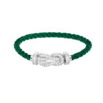 [Eternal Jewelry]CHANCE LARGE 8 FIGURE BUCKLE FULL DIAMOND BRACELET SILVER - Image 13