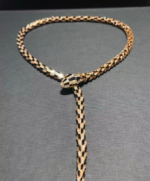 [?Eternal Jewelry?] High-End Bespoke Black Onyx Serpent Necklace