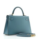 Epsom Mini Kelly Sellier 20 New Blue Jean - Image 3