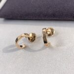[Eternal Jewelry]LOVE EARRINGS 2.65MM PINK GOLD - Image 4