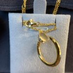[Eternal Jewelry]JUSTE NECKLACE GOLD DIAMONDS - Image 4