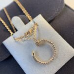 [Eternal Jewelry]JUSTE NECKLACE PINK GOLD DIAMONDS