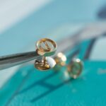 [Eternal Jewelry]LOVE EARRINGS PINK GOLD 10MM - Image 3