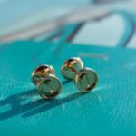 [Eternal Jewelry]LOVE EARRINGS PINK GOLD 10MM - Image 5