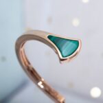 [Eternal Jewelry]DREAM BRACELET OPEN MALACHITE PINK GOLD - Image 4