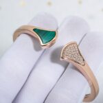 [Eternal Jewelry]DREAM BRACELET OPEN MALACHITE PINK GOLD - Image 6