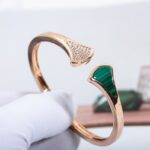 [Eternal Jewelry]DREAM BRACELET OPEN MALACHITE PINK GOLD - Image 7