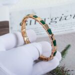 [Eternal Jewelry]SERPENTI BRACELET PINK GOLD MALACHITE - Image 4