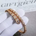 [Eternal Jewelry]SERPENTI BRACELET 6.8MM PINK GOLD DIAMOND - Image 4