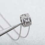 [Eternal Jewelry]PARENTESI NECKLACE SILVER DIAMOND - Image 3