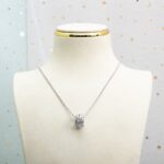 [Eternal Jewelry]PARENTESI NECKLACE SILVER DIAMOND - Image 4