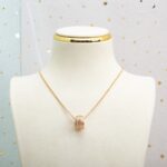 [Eternal Jewelry]PARENTESI NECKLACE PINK GOLD DIAMOND - Image 3
