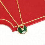 [Eternal Jewelry]AMULETTE GOLD MALACHITE NECKLACE - Image 3