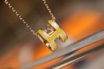 [Eternal Jewelry]POP H PEDANT PINK GOLD - Image 6