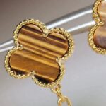 [Eternal Jewelry]CLOVER  2 MOTIF  TIGER EYE CARNELIAN EARRINGS - Image 5