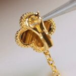 [Eternal Jewelry]CLOVER  2 MOTIF  TIGER EYE CARNELIAN EARRINGS - Image 9
