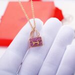 [Eternal Jewelry]CONSTANCE PEDANT PURPLE DIAMOND NECKLACE - Image 2