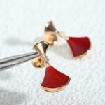 [Eternal Jewelry]DREAM Carnelian PINK GOLD EARRINGS - Image 4