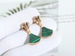 [Eternal Jewelry]DREAM MALACHITE PINK GOLD EARRINGS - Image 4