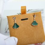 [Eternal Jewelry]DREAM MALACHITE PINK GOLD EARRINGS - Image 5