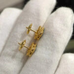 [Eternal Jewelry]CLOVER MINI 9.5MM MALACHITE  EARRINGS - Image 4