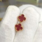 [Eternal Jewelry]CLOVER MINI GOLD EARRINGS - Image 5