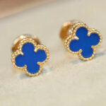 [Eternal Jewelry]CLOVER MINI 9.5MM TURQUOISE EARRINGS - Image 3