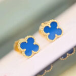 [Eternal Jewelry]CLOVER MINI 9.5MM TURQUOISE EARRINGS - Image 6