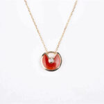 [Eternal Jewelry]AMULETTE GOLD CARNELIAN ONYX NECKLACE - Image 2