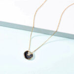 [Eternal Jewelry]AMULETTE GOLD CARNELIAN ONYX NECKLACE - Image 5