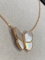 [Eternal Jewelry]BUTTERFLY GOLD MOP DIAMOND NECKLACE - Image 4