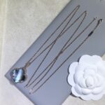 [Eternal Jewelry]CLOVER 25MM GOLD DARK MOP BIG CLOVER NECKLACE - Image 10