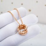 [Eternal Jewelry]SERPENTI PINK GOLD NECKLACE DIAMOND - Image 3