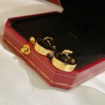 [Eternal Jewelry]LOVE EARRINGS 5.7MM 2 DIAMONDS - Image 3