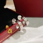 [Eternal Jewelry]LOVE EARRINGS 5.7MM 2 DIAMONDS - Image 4