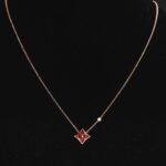 [Eternal Jewelry]STAR NECKLACE PINK GOLD 1 DIAMOND - Image 5