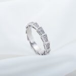 [Eternal Jewelry]SERPENTI RING SILVER DIAMOND PAVED 3MM - Image 4