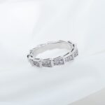 [Eternal Jewelry]SERPENTI RING SILVER DIAMOND PAVED 3MM - Image 5