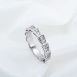 [Eternal Jewelry]SERPENTI RING SILVER DIAMOND PAVED 3MM - Image 6