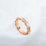 [Eternal Jewelry]SERPENTI RING PINK GOLD DIAMOND MOP 3MM - Image 5